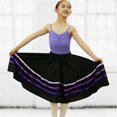 thumbnail image 4 of Filles Danse Jupe Longue Jupe de Ballet Wrap Jupe Rayures Maxi Jupe Robe de Danse pour Ballet Danse, 4 of 5