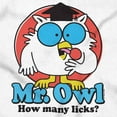 thumbnail image 2 of Tootsie Pop Mr Owl How Many Licks Men's Graphic T Shirt Tees Brisco Brands S, 2 of 6
