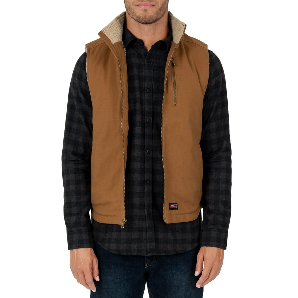 Genuine Dickies Genuine Dickies Men's Sherpa Lined Canvas Vest with