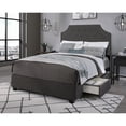 thumbnail image 2 of Republic Design House Aubrey Upholstered "Ever-Strong" Platform Bed with 2 Drawers, 2 of 9