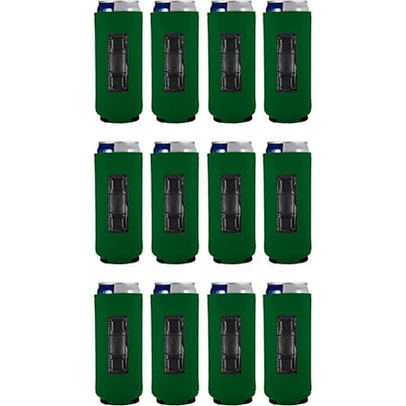 

Blank Magnetic Neoprene Slim Can Coolie (12 Pack Kelly Green)