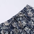 thumbnail image 5 of Skirts for Women Floral Print Maxi Skirts Summer Flowy Long Skirts High Waist (White L), 5 of 6
