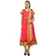 thumbnail image 6 of Atasi Indian Ethnic Casual Bollywood Pink Stitched Salwar Anarkali Suit Set-26, 6 of 8