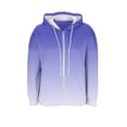 thumbnail image 6 of ZUKMRJPC Women's Zip Up Hoodie Long Sleeve Gradient Color Knitted Cotton Outwear Fall Winter Lightweight Hooded Sweatshirt with Pockets, 6 of 7