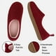 thumbnail image 5 of Pantuflas de algodón y piel de invierno Pallene cálidas para mujer y hombre, pantuflas de felpa con tacón envolvente, zapatos acogedores de fieltro para el hogar, 5 of 5