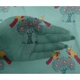thumbnail image 4 of oneOone Viscose Chiffon Fabric Bird & Tree Block Printed Fabric 1 Yard 42 Inch Wide, 4 of 4