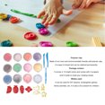 thumbnail image 3 of 12 Pcs Colors  Dry Clay, Soft  Clay Set  Dry Ultra Light Molding  Clay Toy for Kids Stimulate Creativity Interactive DIY Modelling Clay Kit for Home Kindergarten, 3 of 8
