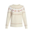 thumbnail image 5 of Holiday Time Women's and Women's Plus Pretty Christmas Sweater, Sizes XXS-3X, 5 of 5