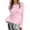 A009_Pink, variant on FrzhBrz Womens Long Sleeve Shirts Square Neck Slim Fitted T Shirt Stretchy Bodycon Basic Tee Tops