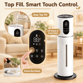 thumbnail image 4 of 8L Ultrasonic Humidifier for Bedroom, Top Fill Cool Mist Humidifier with Remote Control, Adjustable Mist Output, Sleep Mode Night Light, Large Room Humidifier for Home Office, 4 of 8