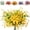 Yellow, variant on 6 Pcs Artificial Flowers Fake Daffodil Flowers UV Resistant Spring Hanging Planter Flowers for Farmhouse Kitchen Office Box Fence Windows Outdoor Decorations, Yellow