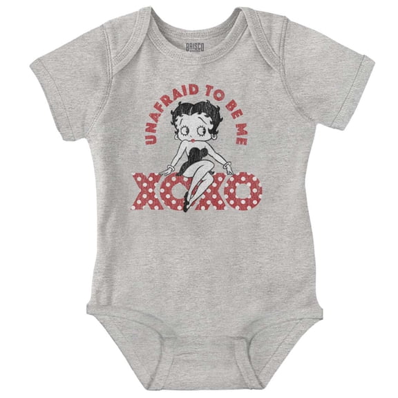 Betty Boop Cartoon Unafraid To Be Me Bodysuit Jumper Girls Infant Baby Brisco Brands 12M