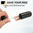 thumbnail image 5 of Tubeless Bicycle Tire Repair Kit Bike Patch Tool Fix Puncture Flat with Plug Tool and Plugs for MTB Road Bicycle Tires, Black, 5 of 7