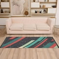 thumbnail image 2 of Yayeee Runner Rug for Bedroom 2'x6' Machine Washable Hallway Non Slip Mat, Abstract Stripes, 2 of 8
