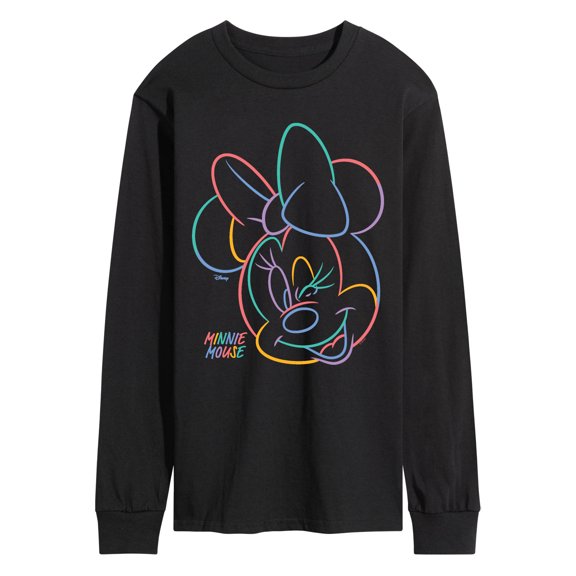 Disney - Minnie Color Portrait Long Sleeve Graphic T-Shirt
