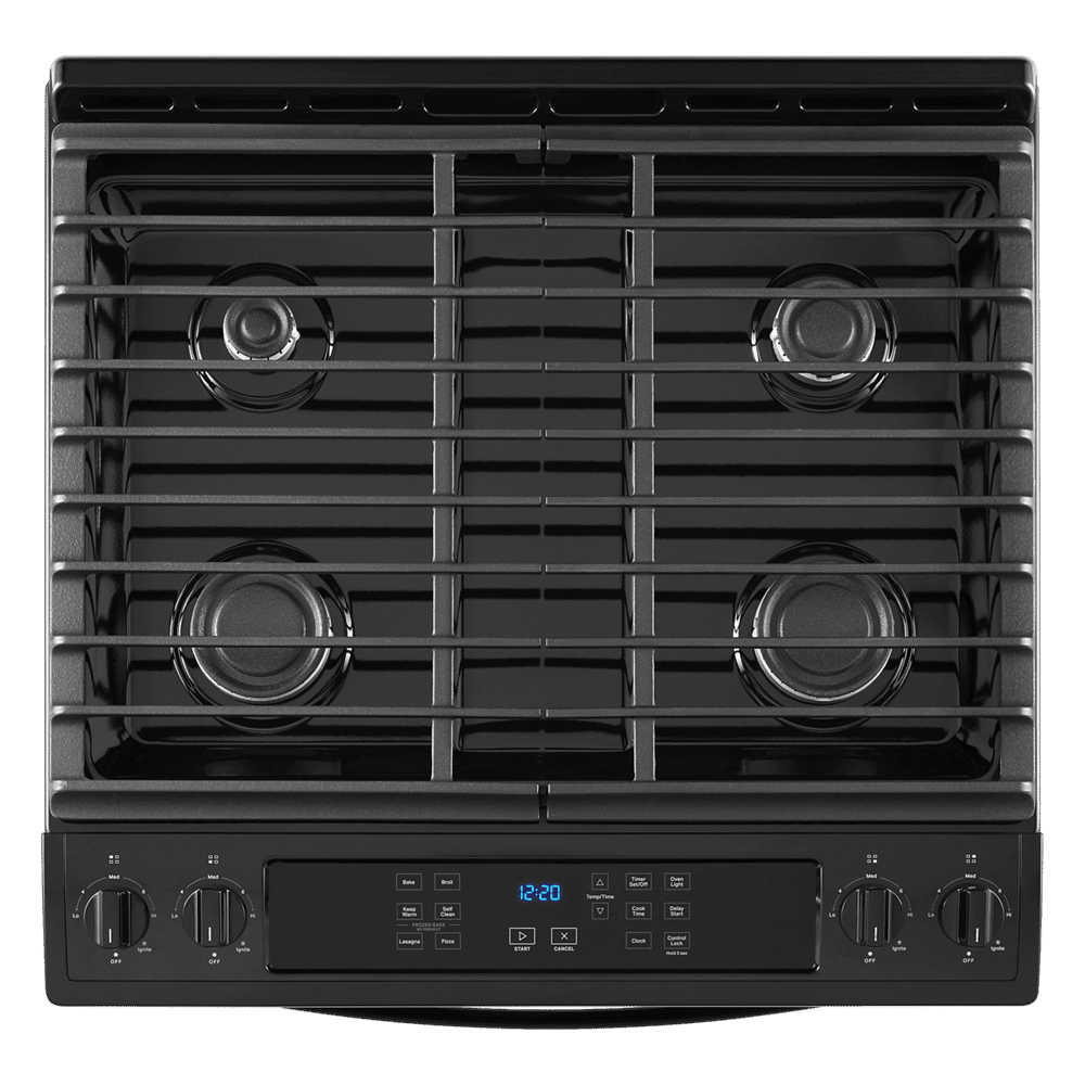 Whirlpool 5.0 Cu. Ft. Whirlpool(R) Gas Range with Frozen Bake(TM) Technology - WEG515S0LB