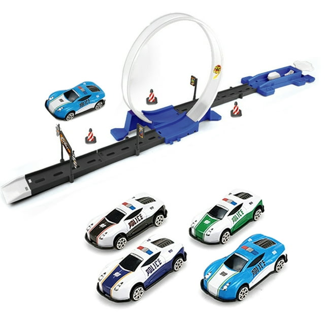 Car Loop Track Set High Speed Colossal Crash Track Set Inertia Car Toy for Boys