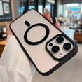 thumbnail image 2 of for iPhone 16 Pro Max Case Magnetic [Support Magsafe Charger] Wireless Anti-Scratch Shockproof Clear Four Corner Cushion Durable Anti-Dropping Cover for iPhone 16 Pro Max, Black, 2 of 6