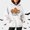 White, variant on Women Sweatshirt Pumpkin Print Long Sleeve Casual Pocket Pullover Hoodie Thin Womens Hoodies Pullover Jacket Women Be Still Hoodies for Women Women Casual Sweatshirts Softy Sweat Shirt Womens Hoodies