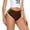 Brown, variant on Women's Low Rise Dolphin Shorts Daisy Dukes Plus Running Workout Fitness Sport High Cut Yoga Booty Shorts Black M