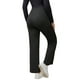 thumbnail image 3 of Pantalones de maternidad de mujer INSPIRE CHIC con cintura elástica, cordón, sobre el vientre, de pierna ancha, con bolsillos, color negro, 3 of 6