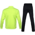 thumbnail image 2 of Fixha Tracksuits Men,Full Zip Athletic Sport Sweatsuits Outfits 2 Piece,Polo Jogging suits for Men-Neon Green，4XL, 2 of 5