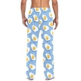 thumbnail image 4 of FORMRS Mens Pajama Pants with Pockets Soft Cotton Sleepwear Lounge Bottoms, Sizes S-2XL, Playful Fried Eggs, 4 of 7
