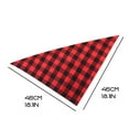 thumbnail image 3 of kladzum 2Pc Dog Bandana Dog Plaid Scarf Washable for Pet Dog Saliva Scarf Decor Pet Dog Bandanas Outdoor Dog Fall Bandanas Accessories, 3 of 9