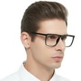 thumbnail image 3 of OCCI CHIARI Reading Glasses Men Big 6.0 Readers Nifty Magnifying Eyeglasses with Spring Hinges, Acrylic Lens(1.0 1.5 2.0 2.5 3.0 3.5 4.0 5.0 6.0) Anti Glare Relieve Eyestrain, 3 of 7