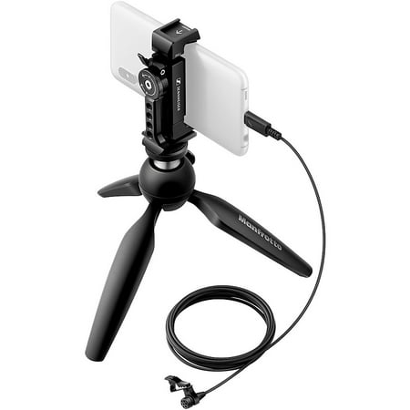 UPC: 0615104359468 | Sennheiser XS LAV USB-C MOBILE KIT – Includes XS Lav USB-C Clip-on Lavalier Microphone  Manfrotto PIXI Mini Tripod and Sennheiser Smartphone Clamp