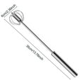 thumbnail image 7 of Koiauber Egg Beating Device Stainless Steel Semi-automatic Egg Beater Ergonomic Handle No Batteries Needed Kitchen Essential, 7 of 7