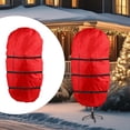 thumbnail image 6 of yotijay Upright Christmas Tree Storage Bag Christmas Tree Storage Container Oxford Cloth Red 89 cmx190 cm, 6 of 9