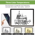 thumbnail image 5 of A3 Rechargeable Light Box with Stand/Clips,Led Light Pad for Diamond Painting,3 Colors Dimmable and 6 Level Dimming Light Table for Diamond Painting,Drawing,Sketching,, 5 of 12