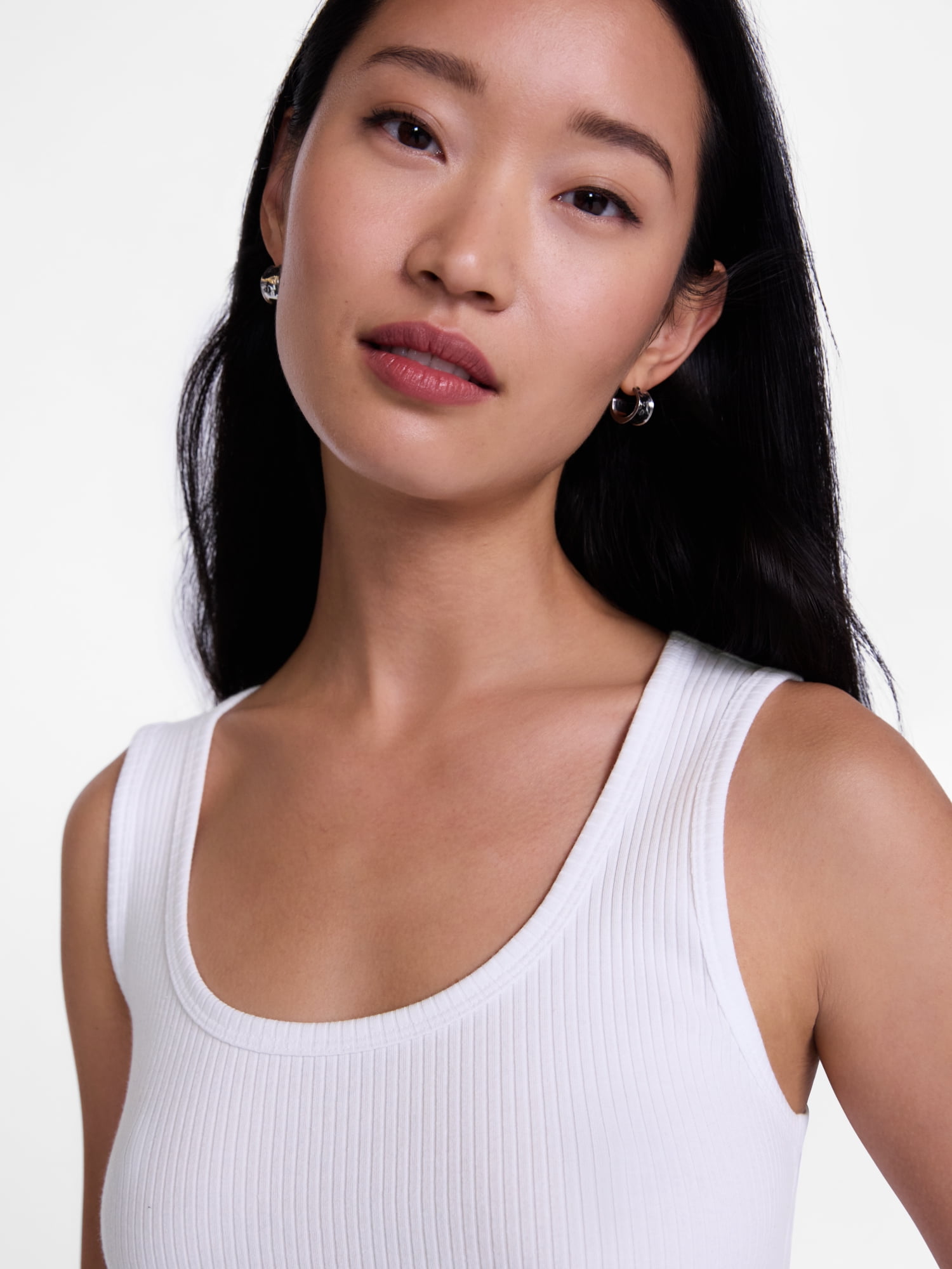 Scenario Women's Wide Ribbed Tank Top, Sizes XS-XXXL