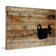 thumbnail image 2 of "Chicken Eye" Painting Print on Natural Pine Wood, 2 of 7