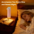 thumbnail image 3 of MYONAZ Insulated Water Bottle with Lantern 18oz Stainless Steel Flask with Detachable Rechargeable Camping Light, Perfect for Home and Outdoors (Pink), 3 of 10