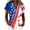 Z51 White, variant on Short Sleeve Button Down Shirts for Women Lapel Collar V Neck Blouses Patriotic Hearts American Flag Print Independence Day Tops 2026 XL