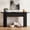 Black 1.6m, variant on OMCMUU 55" Console Table with 2 Drawers, Fluted Entryway Table with Storage, Heavy Duty Sofa Table Behind Couch, Mid Century Hallway Table (Black)