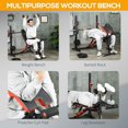 thumbnail image 4 of Soozier Banc de Musculation avec Support Incliné pour Entraînement Complet du Corps, 4 of 10