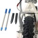 thumbnail image 5 of Fideos de freno en V para bicicleta, 6 uds., tubos de freno en V plateados para bicicleta, mangueras de guía de fideos con Cable Azul Cola Bicicleta de montaña v freno, 5 of 8