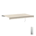 thumbnail image 7 of ALEKO 20' x 10' Ivory Retractable Motorized Patio Awning Sunshade, 7 of 7