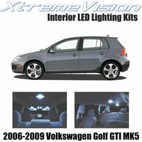XtremeVision Interior LED for Volkswagen Golf GTI MK5 2006-2009 11 Pieces Cool White Interior LED Kit   Installation Tool