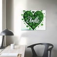 thumbnail image 4 of Acheng Love Shamrock Wall Art for Living Room/Bedroom, Canvas Bathroom Decor Wall Art Kitchen Office Framed Wood Picture, St. Patrick's Day Irish Clover Spring  pattern3, 4 of 6