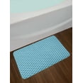 thumbnail image 2 of Blue Mandala Bath Mat, Bohemian Tile Pattern with Floral Design, Plush Bathroom Decor Mat with Non Slip Backing, 29.5" X 17.5", Dark Blue Pale Blue, by Ambesonne, 2 of 2