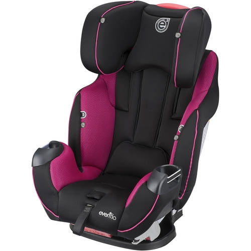 Evenflo Symphony DLX All In One Convertible Car Seat Raspberry Sorbet Walmart