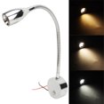thumbnail image 1 of Rv Col de Cygne Lampe de Lit Rv LED Lecture Interrupteur Tactile Flexible DC12-24V Lit Applique avec Port de Charge USB pour Yacht Plaqué, 1 of 8