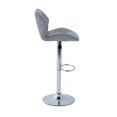 thumbnail image 3 of Heavenly Collection Grey Fabric Adjustable Stool, 3 of 7