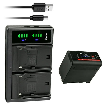 Kastar 1-Pack NP-F980EXP Battery and LTD2 USB Charger Compatible with Sony CCD-TRV59 CCD-TRV615 CCD-TRV62 CCD-TRV65 CCD-TRV66 CCD-TRV67 CCD-TRV68 CCD-TRV71 CCD-TRV715 CCD-TRV716 CCD-TRV72 Camera