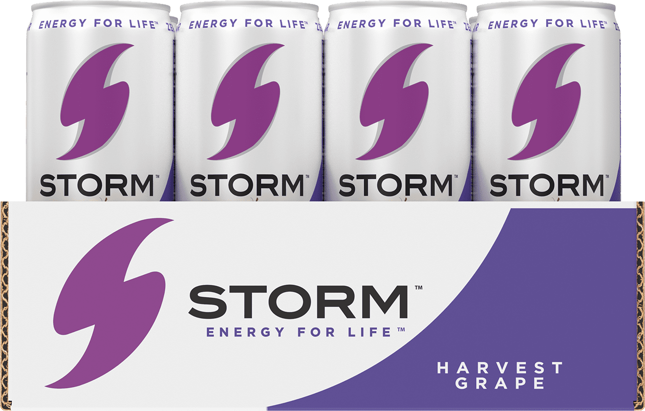 Storm Harvest Grape 12 fl oz, 12 cans