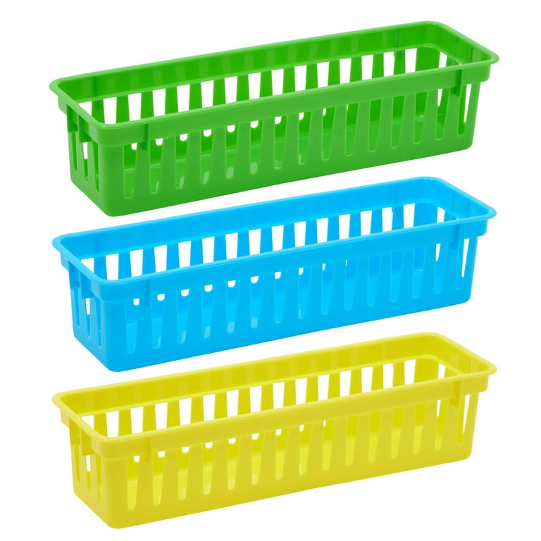 Small All-Purpose Bins And Lids - Set of 12 Just Baskets, Trays, Bins  Furniture All Categories